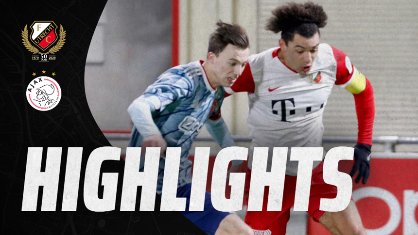 HIGHLIGHTS | Beloften verliezen nipt van Jong Ajax