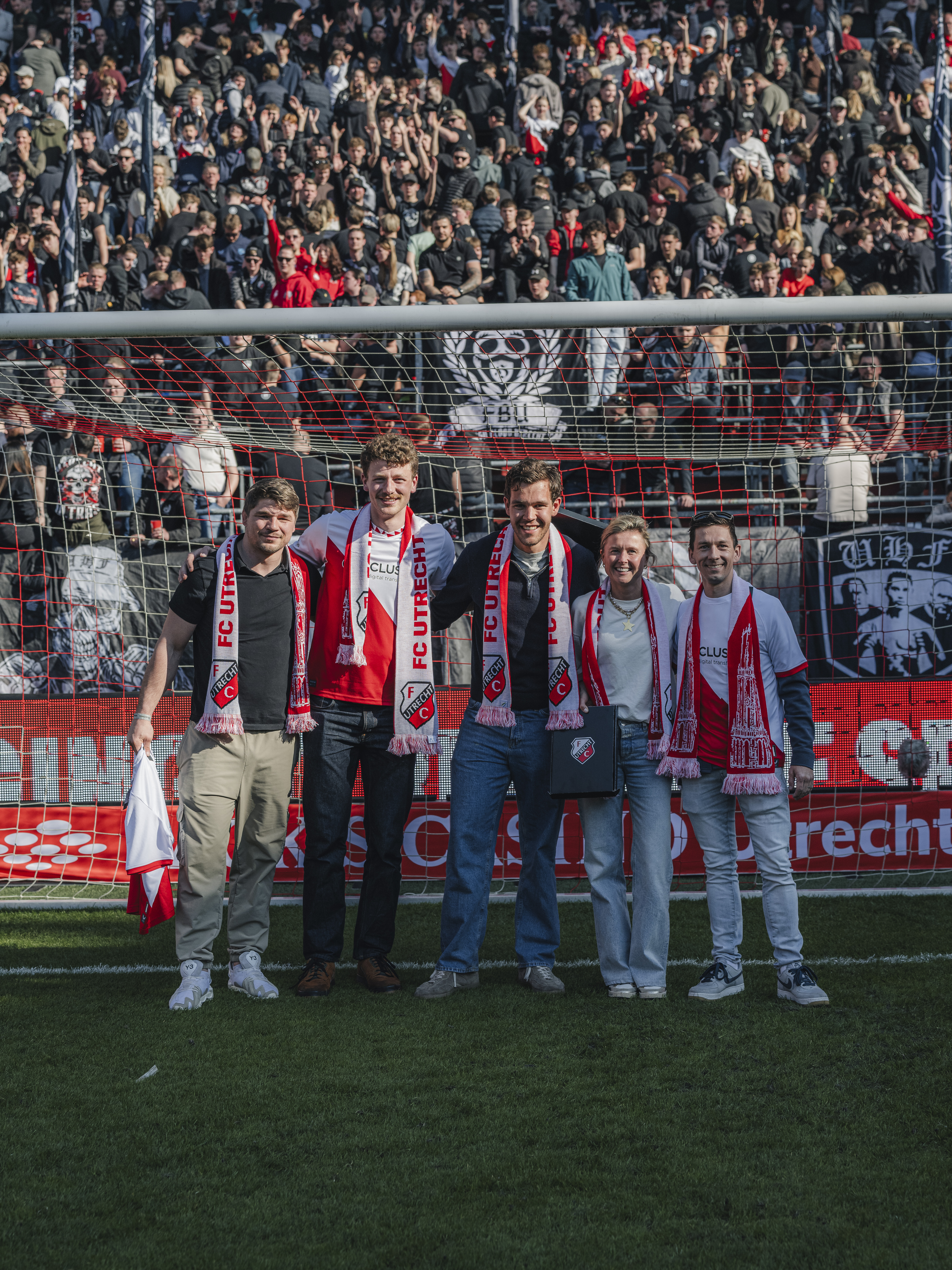 Huldiging Utrechtse topsporters voorafgaand aan FC Utrecht - Willem II