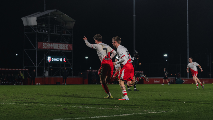 Beloftenploeg pakt overwinning in slotfase