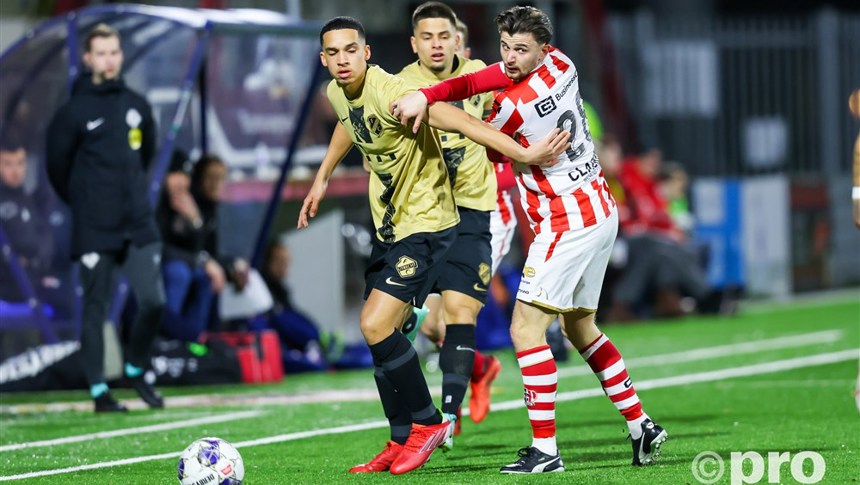 Avond om snel te vergeten voor beloftenploeg