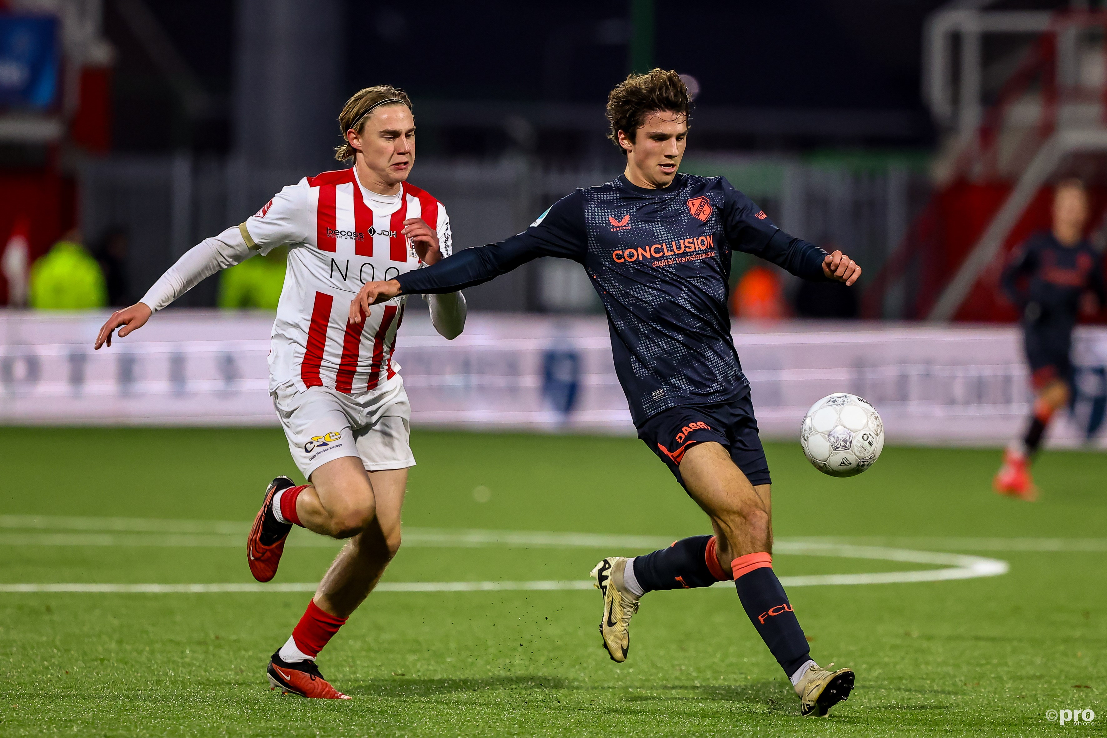 Jong FC Utrecht op bezoek bij FC Eindhoven