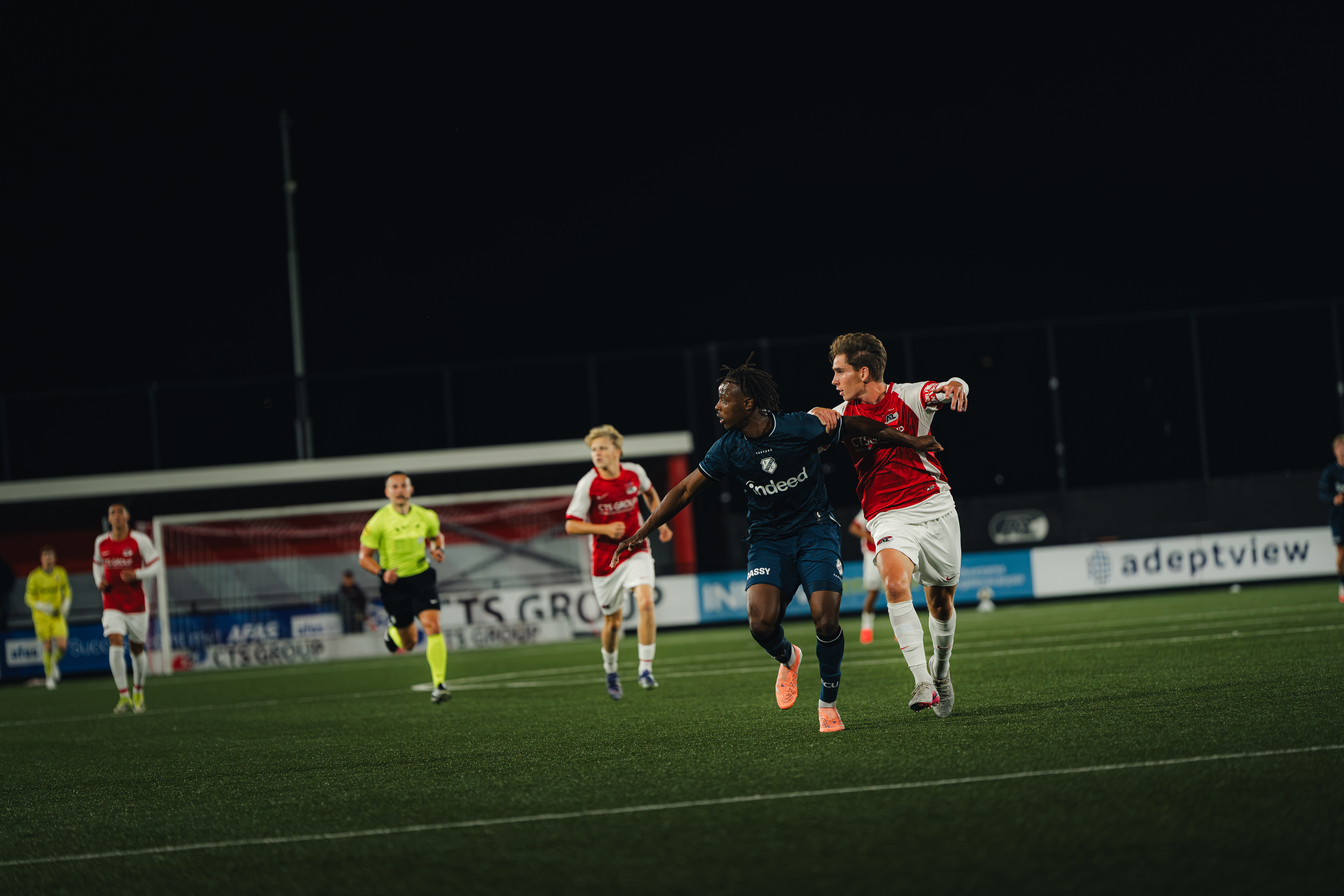 Utrechtse beloftenploeg onderuit bij Jong AZ