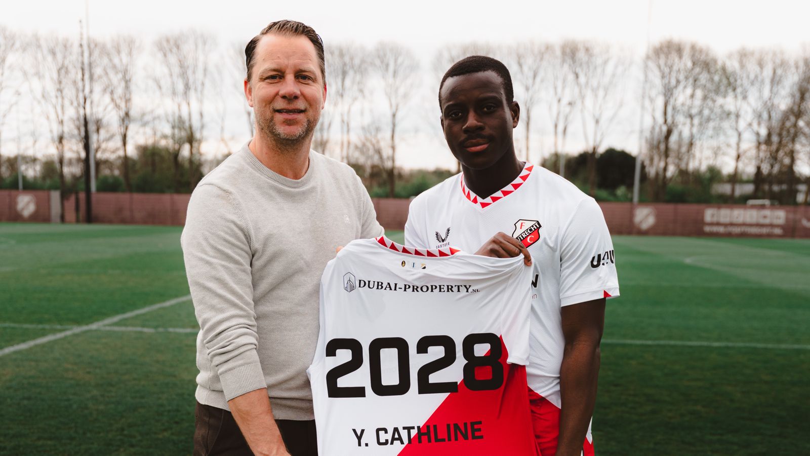 Yoann Cathline tekent tot 2028 bij FC Utrecht