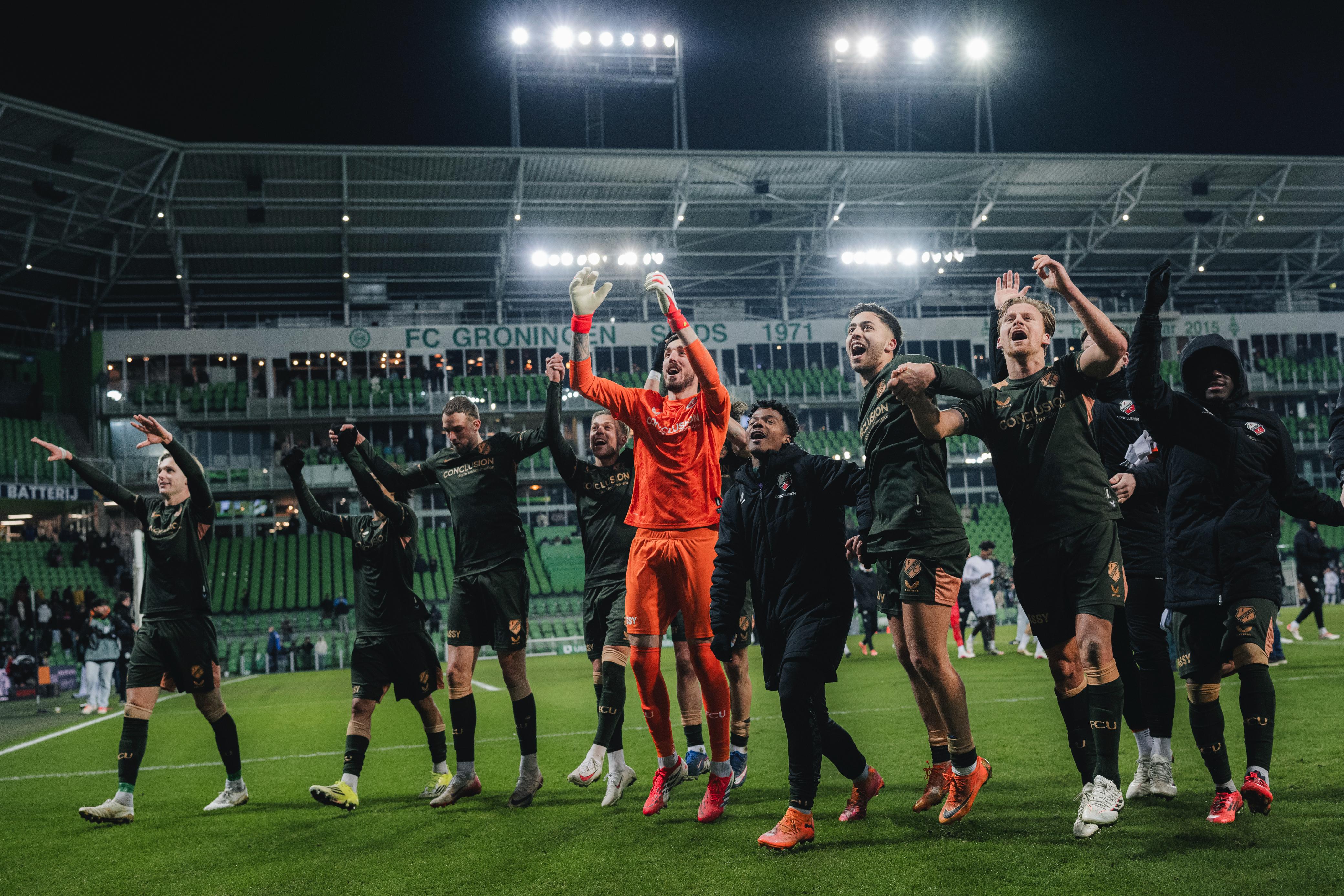 FC Utrecht wint in Groningen