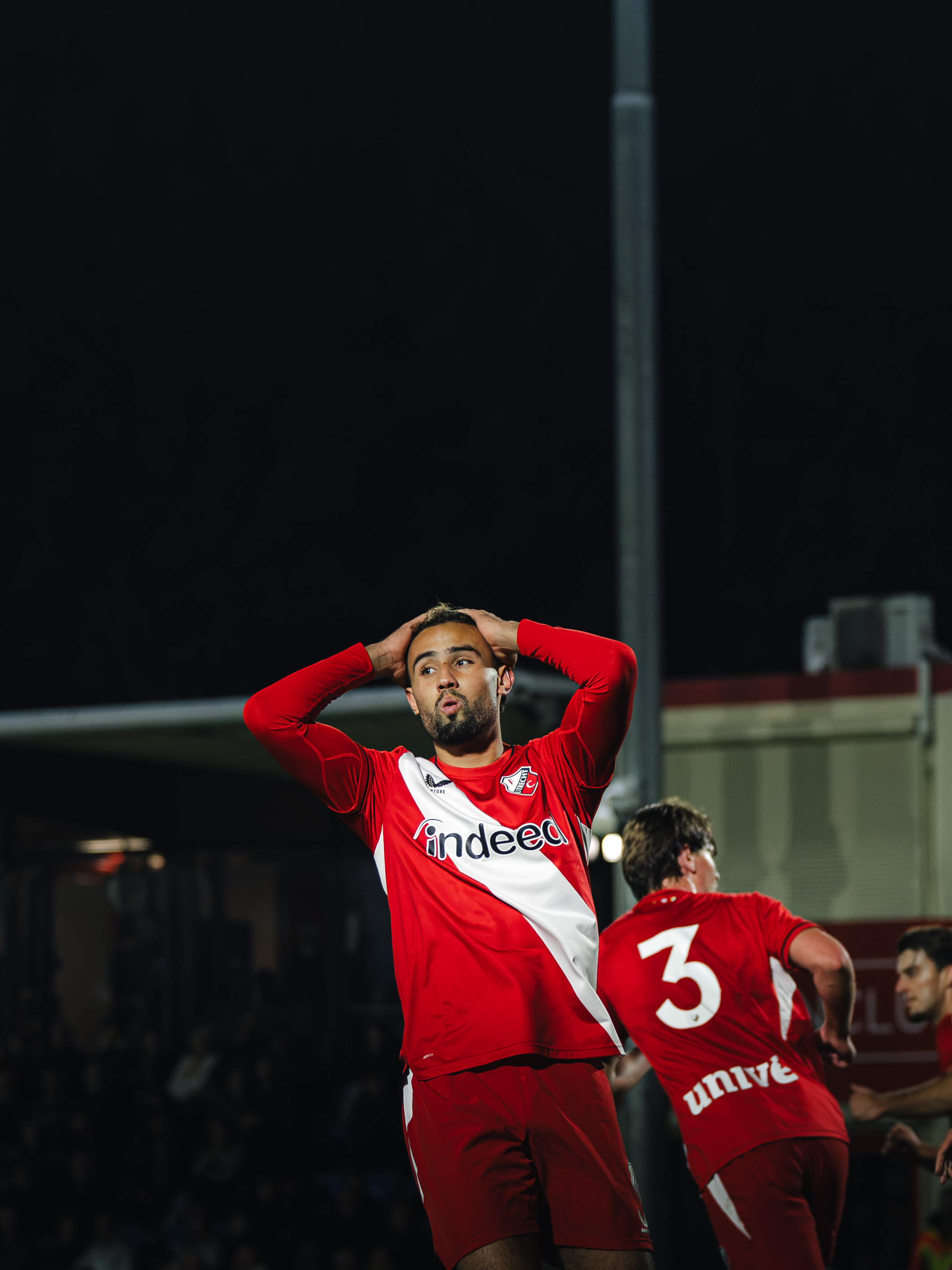 Jong FC Utrecht verliest in slotfase van Roda JC