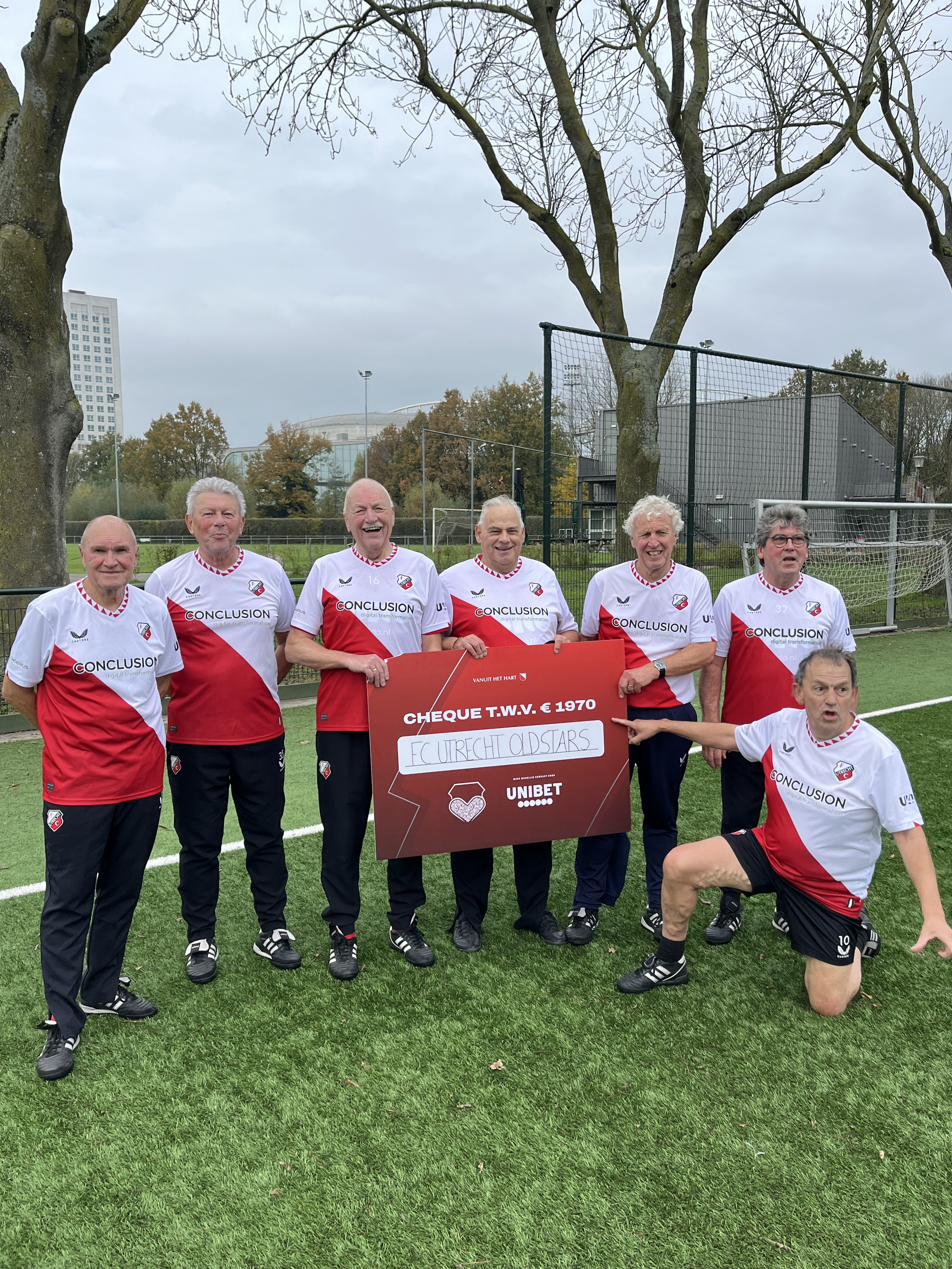 FC Utrecht Fonds ondersteunt FC Utrecht Oldstars