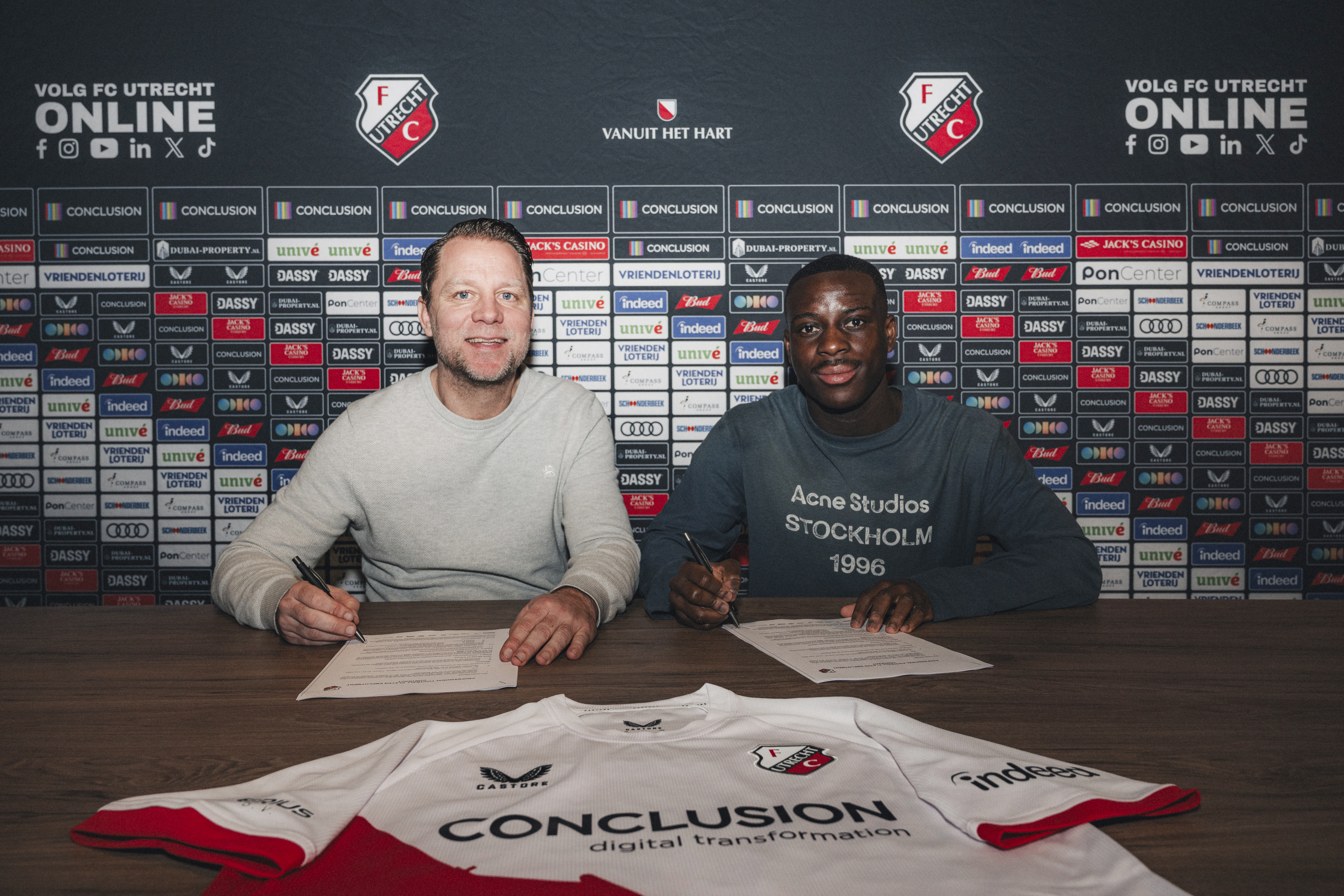 Yoann Cathline langer bij FC Utrecht 