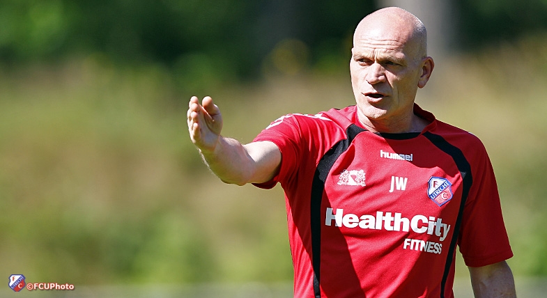 Selectie FC Utrecht werkt in Hoenderloo trainingsweek af