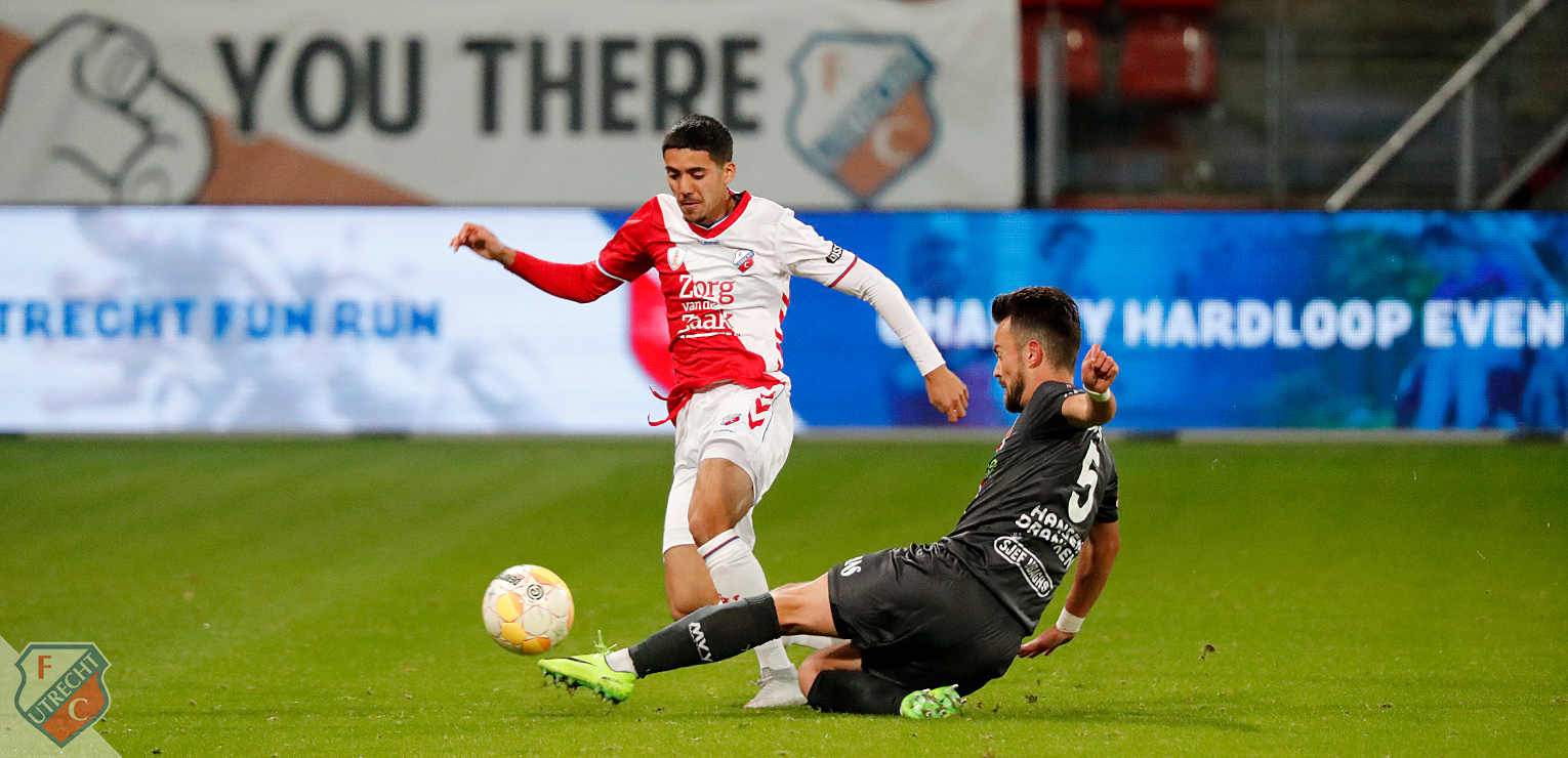 Jong FC Utrecht in Stadion Galgenwaard tegen FC Twente